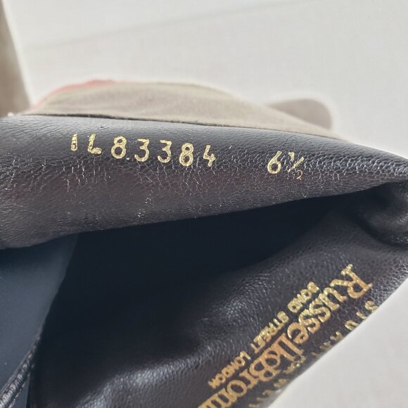 Stuart Weitzman Russell Bromley 5050 Over the Knee Boots Beige Brown Womens 6.5 - Picture 10 of 10